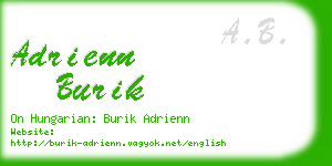 adrienn burik business card